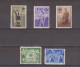 1935 - 5 Anniv De L Avenement De Charles II  Mi 484/488 Et Yv 481/485 (75 Euro/Michel) MH / MNH - Ungebraucht