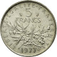 Monnaie, France, Semeuse, 5 Francs, 1977, SUP+, Nickel Clad Copper-Nickel - J. 5 Francs