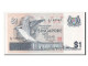 Billet, Singapour, 1 Dollar, SPL - Singapore