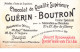 CHROMO CHOCOLAT GUERIN BOUTRON LES EXPLORATEURS DR DE BEHAGLE TCHAD - Guérin-Boutron