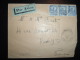 LETTRE PAR AVION POUR FRANCE TP 50C X3 OBL. 18-8-36 ZAGHOUAN + CAFE MON ONCLE MAISON PICHERY - Brieven En Documenten