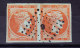 Griechenland - 10 Lepta Orange Auf Bläulich In Paar - - Used Stamps