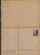 Germany/DDR - Double Private Postcard,with Paid Answer, Unused  - PP,6 Pf,dunkelviolett,Nobelpreis G.Hauptmann - 2/scans - Cartes Postales Privées - Neuves