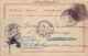 Poland Vorlaufer Deutsches Reich Postal Stationery Ganzsache KATTOWITZ Oberschlesien 1896 MOCKBA Moscow Russia (3 Scans) - Briefkaarten