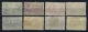 Turquie / Turkey: 1924 Isf. 1129-1136, Mi Nr 799 -806 , MH/* - Unused Stamps