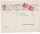 1936 HUNGARY Stamps COVER SLOGAN Pmk VISITEZ BUDAPEST VILLE D'EAUX  REINE DU DANUBE To Mulhouse France - Brieven En Documenten