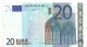 France Letter U EUR 20 Printercode L017F1 Duisenbeg Crisp Circulated - 20 Euro