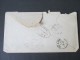 Brief Paris Taitbout Nach Ribecourt 5 Stempel / Five Cancels. Gebrauchsspuren!!!!!! - 1871-1875 Cérès