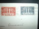 LETTRE TP VIMY 75C + TP VIMY 1F50 OBL. MEC. 26 VII 36 VIMY FRANCE CANADIAN MEMORIAL - ....-1949