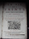 Delcampe - LA VIE DES SAINTS POUR TOUS LES JOURS DE L'ANNEE.   1685.    (exceptionnel) - Oude Boeken