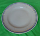 Vintage Latvia Riga USSR Soviet Porcelain Factory RPR Dish Plate W. Blue & Gold Trim - Other & Unclassified