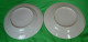 Delcampe - Vintage Latvia Riga USSR Soviet  RPR ? - Set Of 2 Plates W. Blue Trim - Other & Unclassified