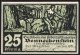 Billet De Nécessité Benneckenstein, 1921, 25 Pfennig, Jäger Avec Armbrust, Spruch - [11] Emissioni Locali