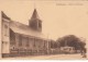 Cpa/pk 1942 Destelbergen Kerk En Omgeving Satijn De Maesschalck - Destelbergen