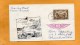 Amos To Siscoe 1930 Air Mail Cover - Erst- U. Sonderflugbriefe