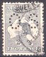 Australia 1918 Kangaroo 2d 3rd Wmk OS U, Variety 'Cut Throat' ACSC 7(U)d - Oblitérés