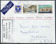 FRANCE - N° 1005 + 1150 + 1155 / LETTRE AVION DE GENNES LE 30/7/1958, 1ére LIAISON PARIS MOSCOU PAR AIR FRANCE - TB - Premiers Vols
