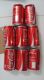 Set Of 08 Different Vietnam Coke Coca Cola New Design Cans In 2014 - Opened At Bottom - Dosen