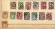 LOT DE 15 TIMBRES ASIE- ROYAUME DU SIAM- OBLITÉRÉS SUR CHARNIERES-  DES SURCHARGES- 2 SCANS - Siam