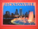 JACKSONVILLE NIGHT SKYLINE BY FRIENDSHIP FOUNTAIN - Jacksonville