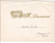 FLOWERS, ENVELOPED TELEGRAMME, VERY RARE, 1950, CODE DT 2021, SPECIAL ENVELOVE - Telegraphenmarken