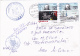 EMANUIL GOJDU, PLANE, HOROSCOPE, STAMPS, ON PAIR, REGISTERED ON COVER, 2002, ROMANIA - Briefe U. Dokumente