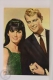 Original & Rare 1960s Postcard - Troy Donahue And Stefanie Powers - Printed In Spain - Actores