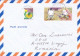 FLOWERS, CATS STAMPS ON COVER, NICE FRANKING, 2009 - Lettres & Documents