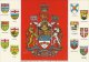 Canadian Coat Of Arms & The 12 Provincial Crests      Canada.      # 03430 - Cartes Modernes