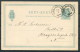 1882 Denmark 4ore Brev-kort Norrebro Kopenhagen - Lettres & Documents