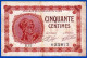 BON - BILLET - MONNAIE - CHAMBRE DE COMMERCE DE PARIS 75 CINQUANTE CENTIMES DU 10 MARS 1920 SERIE D. 15 N° 023,073 - Cámara De Comercio