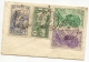 Petite Lettre Carte De Visite Au Depart D´Abidjan Pour Le Cantal  Affranchi A 3 Francs 40 Cts  Avec 4 Timbres - Covers & Documents