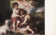 Art Painting Postcard MURILLO - The Children Of The Shell, Cupid Angels, Lamb 121 - Pittura & Quadri