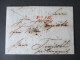 Österreich Vorphila1843 Prag - Triest Hauptangentschaft Für Böhmen Azienda Assicuratrice In Triest. Toller Brief!! - ...-1850 Prephilately