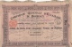 Action De 250 Francs Au Porteur Compagnie Générale D'Eclairage De Bordeaux 1905 - Electricidad & Gas