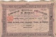 Action De 250 Francs Au Porteur Compagnie Générale D'Eclairage De Bordeaux 1905 - Electricité & Gaz