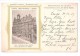 LEEDS HOTEL METROPOLE ADVERT ADVERTISING POSTCARD 1907 FOR RAILWAY LINES GN  L &Y LNW - Other & Unclassified