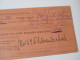 Post Office Department / Official Business For A Registered Letter. 1881 Boscobel Wisconsin. Registry Return Receipt - Officials