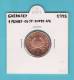 GUERNSEY    1  PENNY   1.998  CU ST  KM#89   SC/UNC    DL-8887 - Guernsey