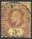 Cayman Islands, 3 P. 1908, Sc # 24, Mi # 24Y, Used - Cayman Islands