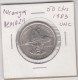 NICARAGUA KM429  50 CENTAVOS 1983 UNC RARE SMALL MINTAGE COIN SANDINO - Nicaragua