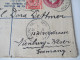 Registered Letter 1925 Notting Hill - Nienburg 6 Stempel / Six Cancels. Bahnpoststempel Hannover - Wilhelmshaven Zug 132 - Cartas & Documentos