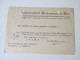 Österreich 1932 Postkarte / Studentika. Burschenschaft Markomannia Zu Wien. Kneipe Zum Weißen Wolf / Zum Walfisch - Briefe U. Dokumente