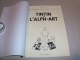 Tintin Et L' ALPH-ART. Editions RAMO NASH. Genève. 1988. PASTICHE Hors Commerce. COLLECTION ! - Tintin