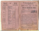 Train De Châtellerault Vienne 85 Horaire Chatillon Thouars Chemin De Fer 1929 La Tricherie Les Barres Dissay - Europe