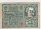 Billets -  B1290 - Allemagne  - 50 Mark 1920 ( Type, Nature, Valeur, état... Voir 2 Scans) - Andere & Zonder Classificatie