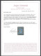 Bulgarien - Bulgaria 1879 50 C Paper Hinge, Certificate Sismondo (2011); Michel # 4 - Ungebraucht