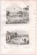 Moluques 1835 Amboine Place D´armes Batou-Gadja Résidence Du Gouverneur 2 Gravures 2 Scans - 1801-1900