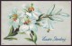 EASTER GREETING. LILY FLOWERS. Embossed (1910's) - Easter