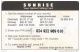 Norway,  Prepaid Card Z, Sunrise,  2  Scans.   Also Denmark And Sweden. - Norvegia